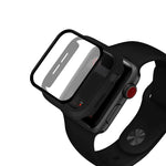 ENKAY Hat-prince Full Coverage PC Case + Tempered Glass Protector for Apple Watch Series 6 / 5 / 4 / SE 3 / SE 2 / SE 1 44mm