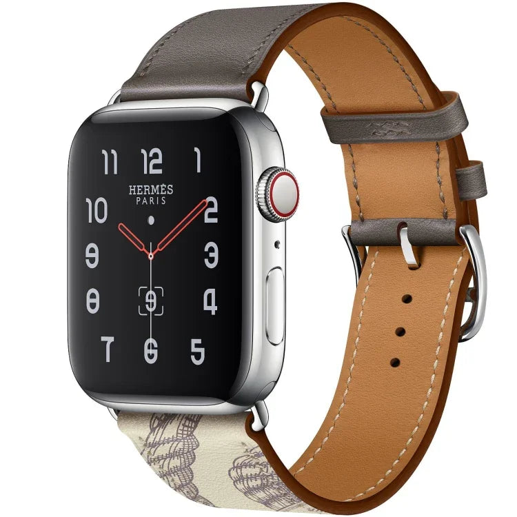 For Apple Watch 3 / 2 / 1 Generation 42mm Universal Silk Screen Psingle-ring Watchband