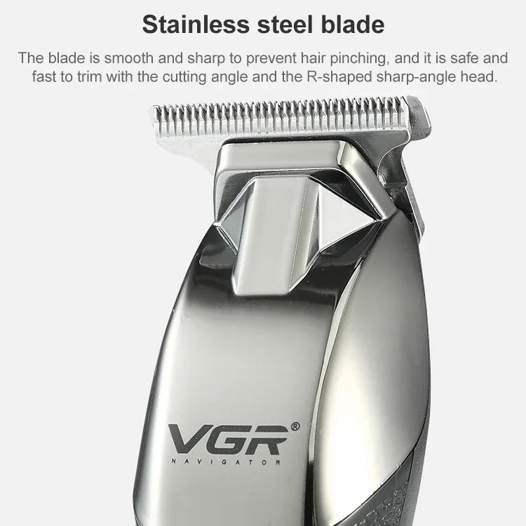 VGR V-171 5W USB Portable Push White Electric Clippers, V-171