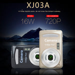 2.4 Inch 16MP 720P Mini LSR Cam Digital Camera for Kids Baby Cute Cartoon Multifunction Toy Camera Children Birthday