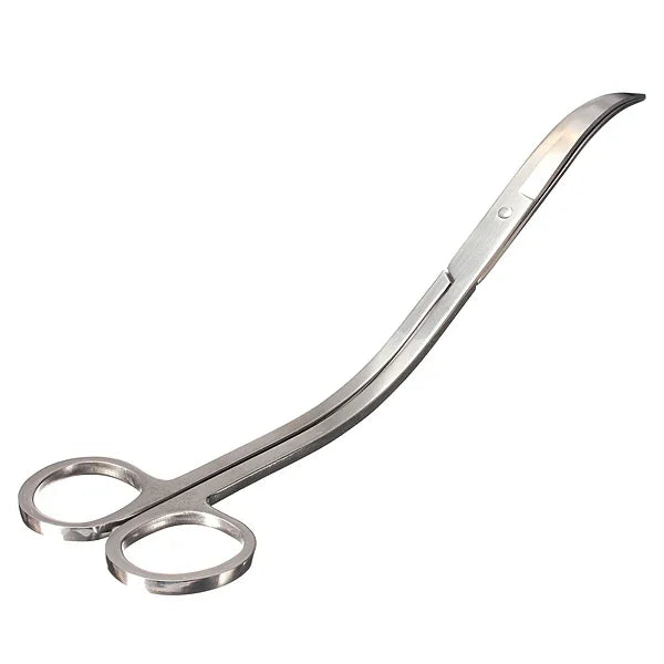 Water Grass Tool Aquarium Stainless Steel Wave Shaped Scissors Lengthened Tweezers, Wave Shaped Scissors