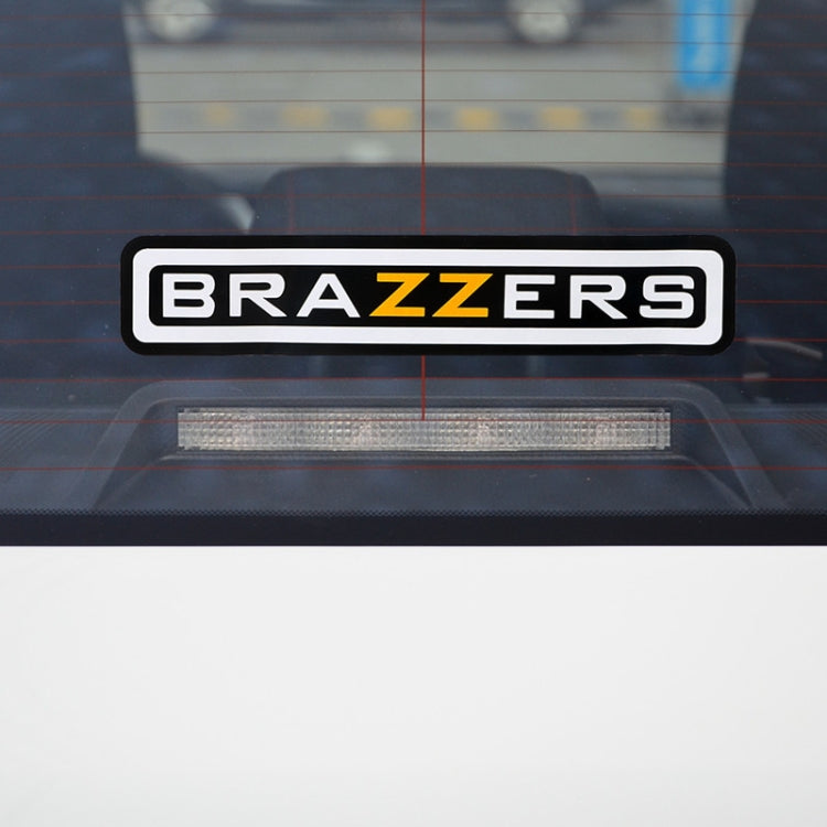 10 PCS  BRAZZERS Car Sticker Auto Decals foe Car Styling, Size: 4.9x22.5cm, BRAZZERS