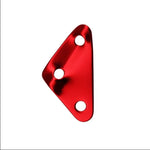 3 PCS Triangle Aluminum Alloy Wind Rope Buckle Adjustment Buckle Tent Canopy Pull Rope Slip Rope Buckle Accessories