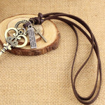 Fashion Retro Large Crown Key Pendants