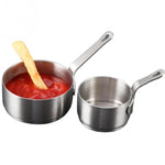 Stainless Steel Sauce Handle Mini Pot Cooking Tools, S, L
