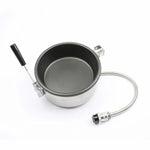 Commercial Hand-cranked Electric Popcorn Machine Popcorn Pot, Hand-cranked
