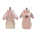 Pet Fall and Winter Five-pointed Star Pattern Sweater Pet Warm Clothes, L, XL, XXL