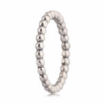 Women Fashion Charms Beads Ring Jewelry, 925 silver