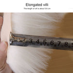 Luxury Rectangle Square Soft Artificial Wool Sheepskin Fluffy Rug Fur Carpet, 80x180cm, 45x45cm, 100x180cm, 55x55cm