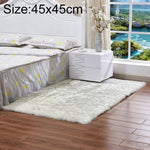Luxury Rectangle Square Soft Artificial Wool Sheepskin Fluffy Rug Fur Carpet, 80x180cm, 45x45cm, 100x180cm, 55x55cm