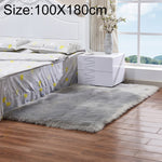 Luxury Rectangle Square Soft Artificial Wool Sheepskin Fluffy Rug Fur Carpet, 80x180cm, 45x45cm, 100x180cm, 55x55cm