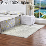 Luxury Rectangle Square Soft Artificial Wool Sheepskin Fluffy Rug Fur Carpet, 80x180cm, 45x45cm, 100x180cm, 55x55cm
