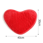 Heart Shape Non-slip Bath Mats Kitchen Carpet Home Decoration, 40*50CM, 50*60CM, 60*70CM, 70*80CM