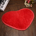 Heart Shape Non-slip Bath Mats Kitchen Carpet Home Decoration, 40*50CM, 50*60CM, 60*70CM, 70*80CM