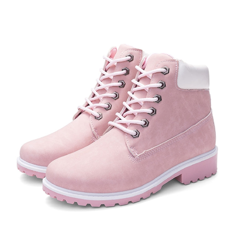 Couple Casual Big Head Warm Shoes Martin Boots, 38, 39, 40, 41, 42, 43