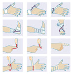 Self-adhesive Elastic Bandage for Sports, 450 x 2.5cm, 450 x 10cm