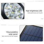 9 LEDs Solar Power Garden Lights LED Outdoor Garden Adjustable IP65 Waterproof Light, Colorful Changing, Warm White + White Light