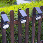 9 LEDs Solar Power Garden Lights LED Outdoor Garden Adjustable IP65 Waterproof Light, Colorful Changing, Warm White + White Light