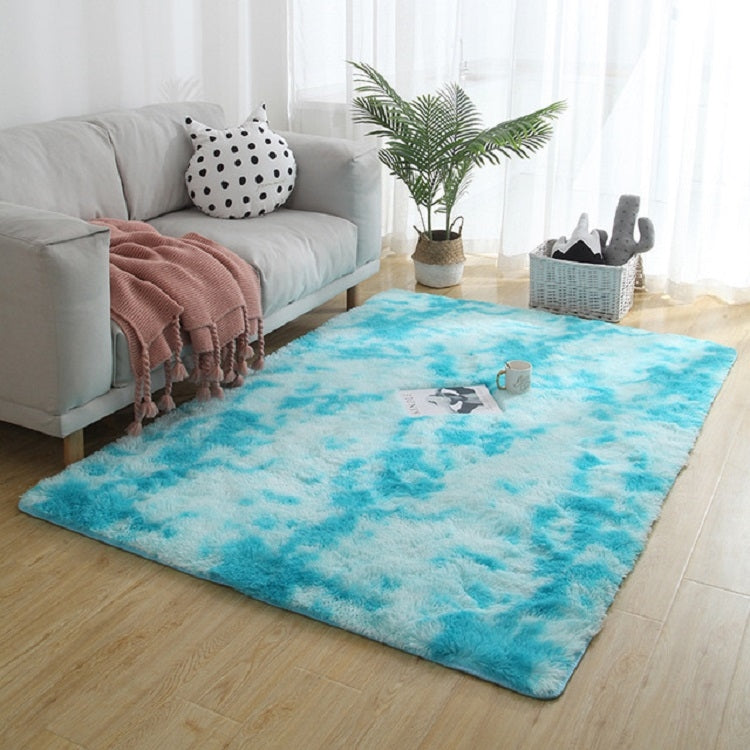 Simple Sofa Bedside Gradient Carpet Living Room Bedroom Mat, Light Blue 40x60cm, Pink 40x60cm, Light Grey 40x60cm, Dark Grey 40x60cm, Camel 40x60cm, Dark Camel 40x60cm, Coffee 40x60cm, Light Blue 50x80cm, Pink 50x80cm, Light Grey 50x80cm