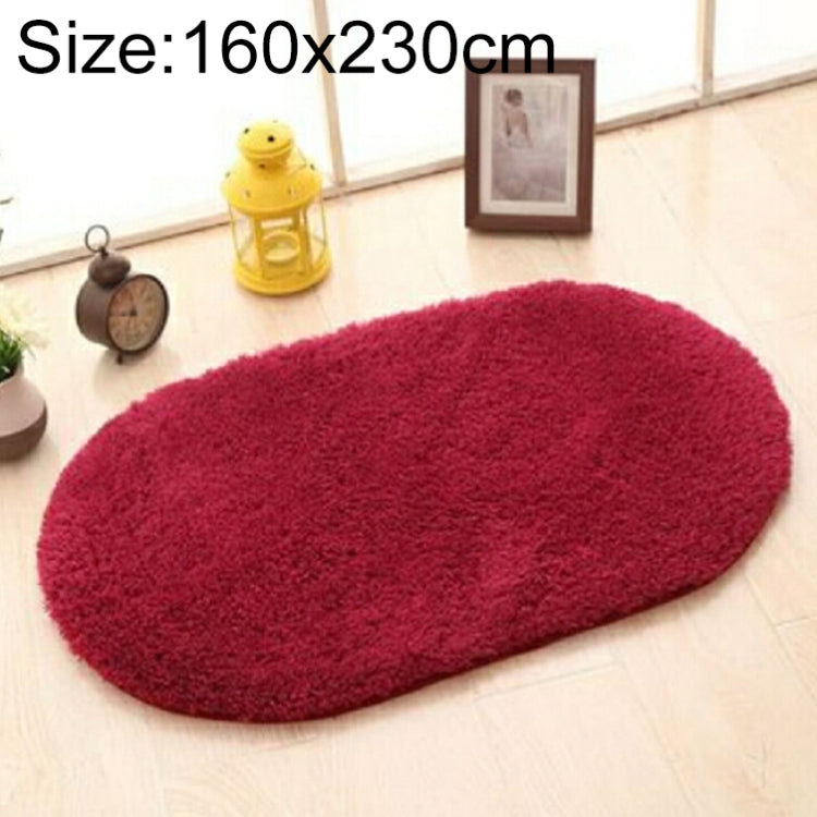 Faux Fur Rug Anti-slip Solid Bath Carpet Kids Room Door Mats Oval  Bedroom Living Room Rugs, 80x200cm, 120x200cm, 140x200cm, 160x230cm