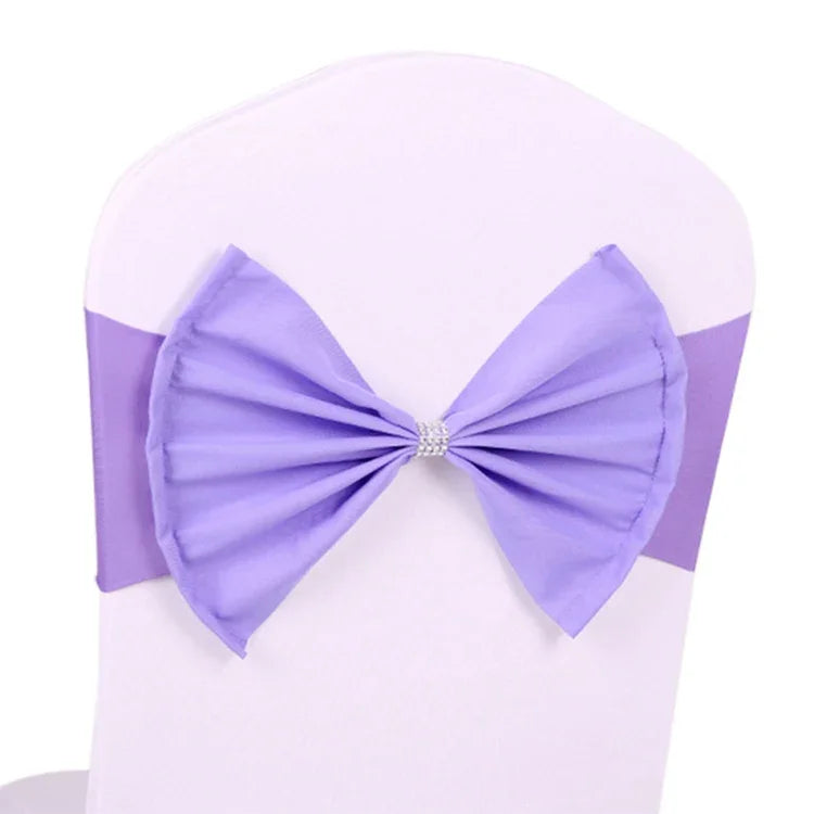 Spandex Chair Sash fit all chair Wedding Chair Sashes Bow Elastic Chair Ribbon Back Tie Bands for Wedding Party Ceremony Banquet, TBD0324630401A, TBD0324630401B, TBD0324630401C, TBD0324630401D, TBD0324630401E, TBD0324630401F, TBD0324630401G            ...