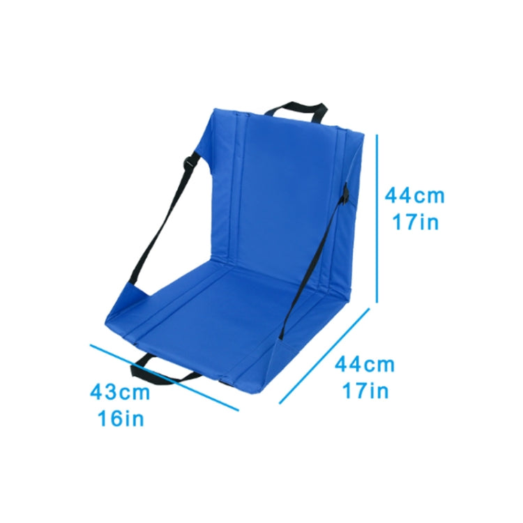 Outdoor Camping Picnic Stand Seat Cushion Folding Moisture-proof Dirty Wear-resistant Cushion, 44 x 43 x 44 Red, 44 x 43 x 44 Black