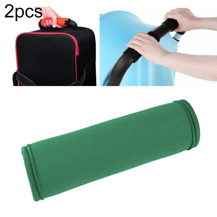 2 PCS Comfortable Neoprene Luggage Handle Wrap Grip Baby Universal Stroller Grip Protective Cover for Travel Bag Luggage Suitcase, Universal Blue, Universal Yellow, Universal Black, Universal Orange, Universal Red, Universal Green