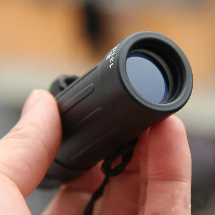 10x25 Telescope Compact Mini Red Film Monoculars, 10x25