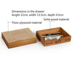 Retro Wooden Drawer Storage Cabinet Desk, One Pumping, Four Pumping