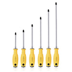 Chrome Vanadium Steel Percussion Screwdriver, 6.3x200mm 4inch Phillips, 6.3x225mm 5inch Phillips, 6.3x250mm 6inch Phillips, 8x300mm 8inch Phillips, 8x350mm 10inch Phillips, 8x400mm 12inch Phillips