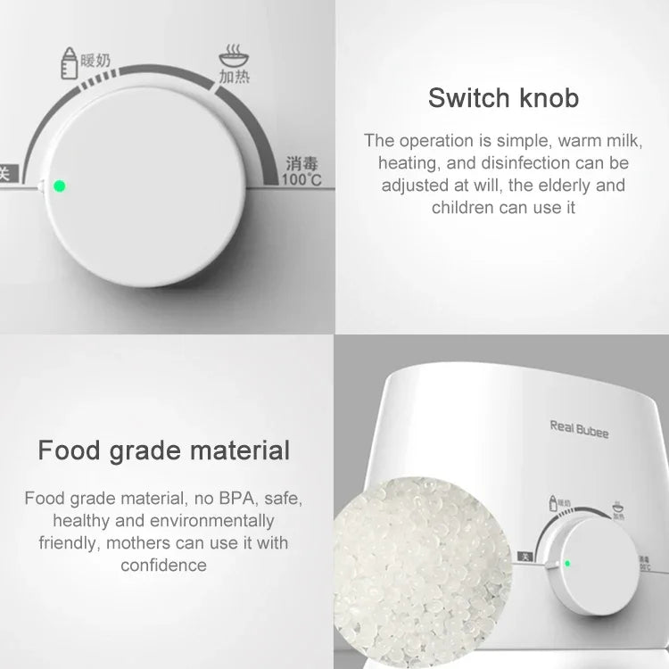 Universal Baby Feeding Double Bottle Sterilizer Baby food Milk Electric Warmer Heater 220V, Milk Warmer Heater