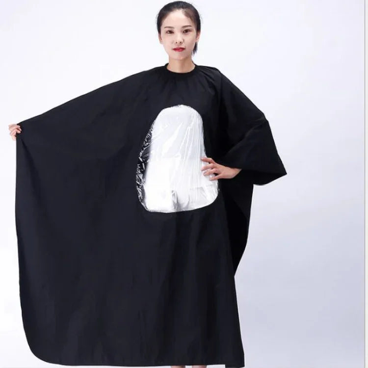 Waterproof Transparent and Visible Increase Haircut Cloth Adult Haircut, Waterproof Haircut