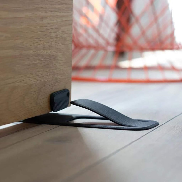 Multi-function Spring Innovative Door Stopper Block Simple Style Door Wedge Holder, Spring Door Stopper Black, Spring Door Stopper Blue