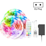 Bluetooth Suit Smart Music Sound Control Light Strip Non-waterproof 5050 RGB Colorful Atmosphere LED Light Strip With 24-Keys Remote Control, 5M 150 LEDs, 5M 300 LEDs, 10M 300 LEDs, 10M 600 LEDs, 15M 450 LEDs, 15M 270 LEDs, 20M 360 LEDs, 30M 540 LEDs