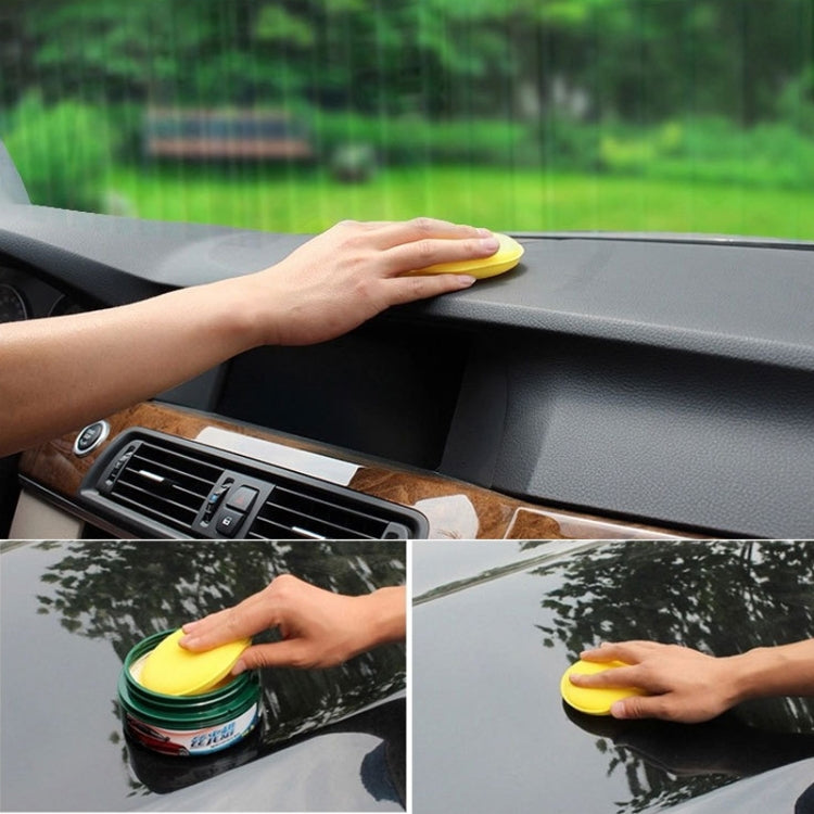 5 PCS Car Vehicle Wax Polish Foam Sponge Hand Soft Wax Yellow Sponge Pad for Car Detailing Care Wash, 5 PCS