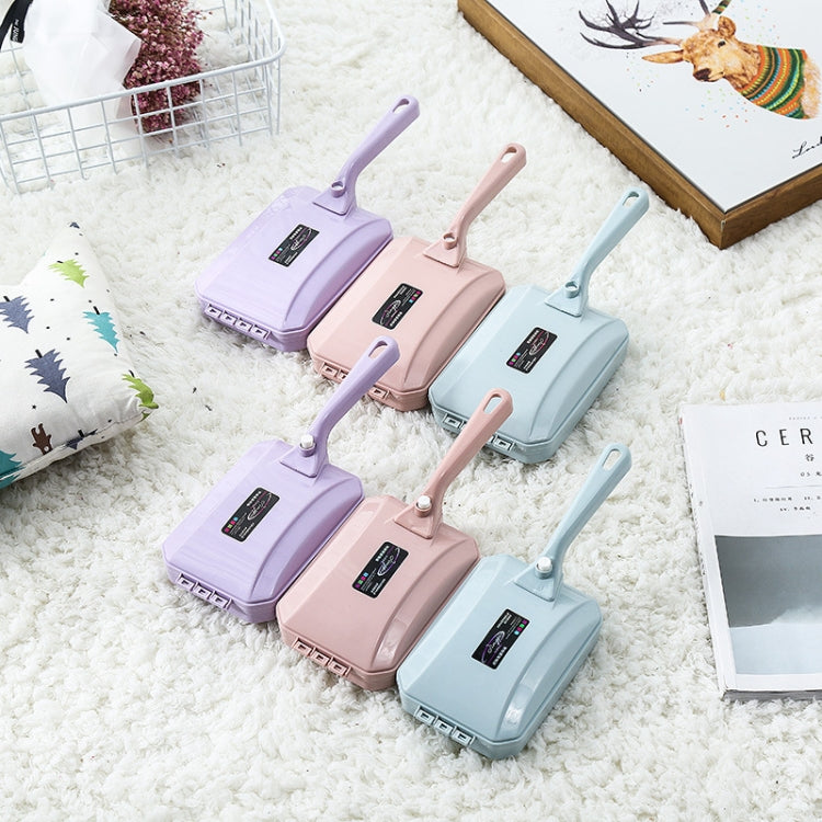 Handheld Carpet Sweeper Brush Sofa Bed Pet Hair Debris Crumb Dirt Fur Cleaner Roller Cleaning Tools, Random Color Delivery, Two-row Brush, Three-row Brush