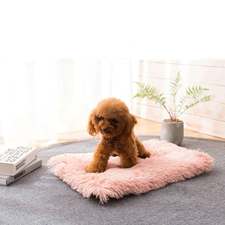 Autumn and Winter Warm Universal Square Pet Cat Dog Plush Pad, S, XL, L