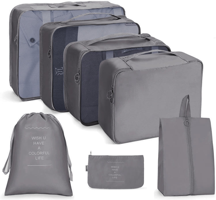 Travel Storage Bag Set Folding Storage Bag, 7 In 1, 8 In 1 Beam Mouth, 8 In 1 Cosmetic Bag, 8 In 1 Toiletry Bag, 9 In 1 Cosmetic Bag, 9 In 1 Toiletry Bag