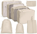 Travel Storage Bag Set Folding Storage Bag, 7 In 1, 8 In 1 Beam Mouth, 8 In 1 Cosmetic Bag, 8 In 1 Toiletry Bag, 9 In 1 Cosmetic Bag, 9 In 1 Toiletry Bag
