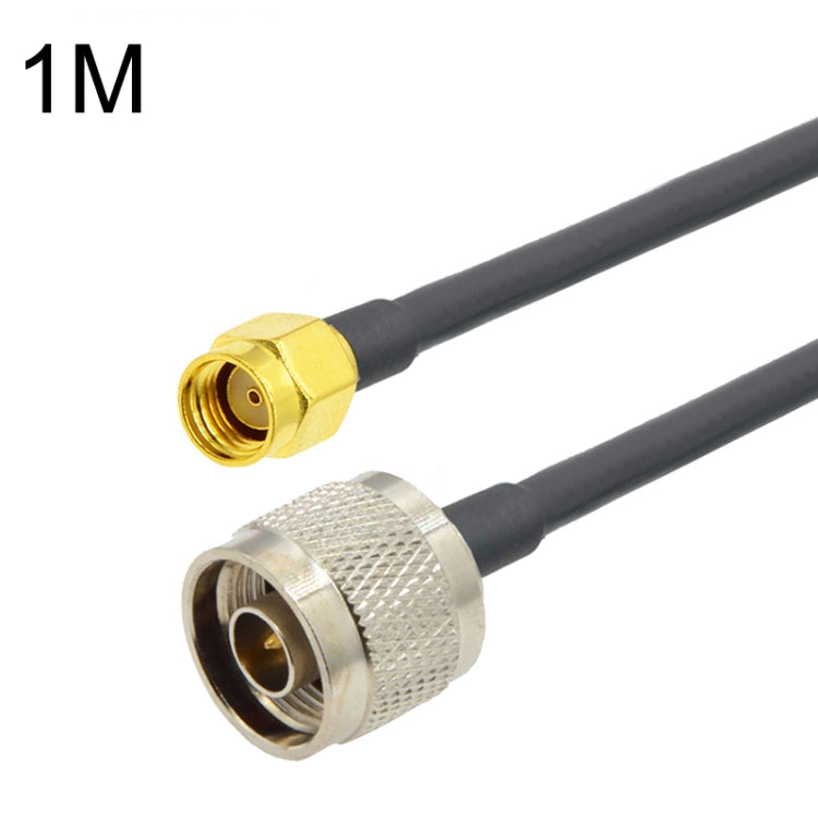 RP-SMA Male to N Male RG58 Coaxial Adapter Cable, RP-SMA Male to N Male 0.5m, RP-SMA Male to N Male 1m, RP-SMA Male to N Male 1.5m, RP-SMA Male to N Male 3m, RP-SMA Male to N Male 5m, RP-SMA Male to N Male10m