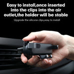 Car Air Conditioning Air Outlet Mobile Phone Holder, Black Upgrade Pro Metal, Red Upgrade Pro Metal, Gold Upgrade Pro Metal, Gray Upgrade Pro Metal