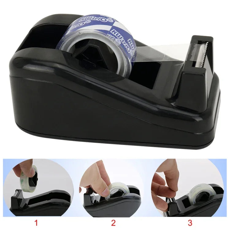KW-triO Small Desk Tape Stand Black Tape Holder, Tape Holder
