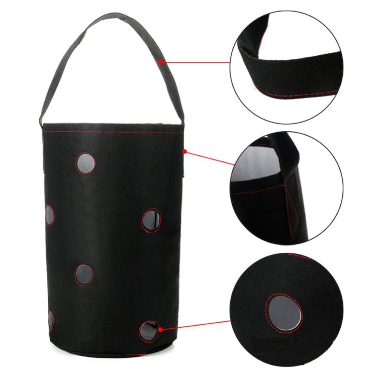 Felt Hanging Strawberry Naked Root Plant Non-woven Planting Bag, 50 x 30 x 25 cm