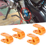 2 Pairs Shock Absorber Extender Height Extension for Motorcycle, Small, Large
