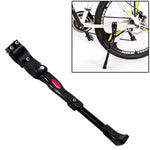 Bicycle Mountain Bike 26 Inch Aluminum Alloy Single Support Car Ladder Foot Support Parking Rack, 26 Inch Black