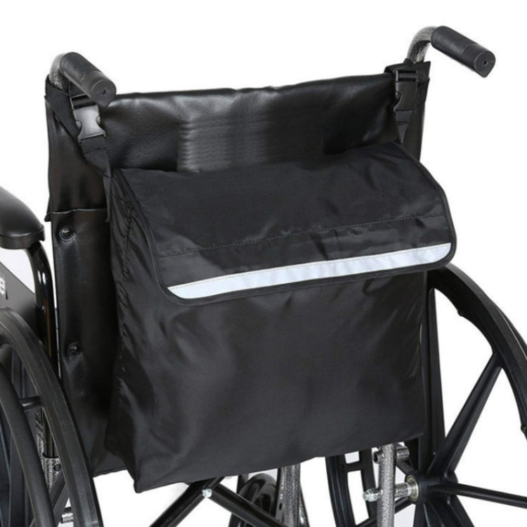 Outdoor Electric Wheelchair Armrest Storage Bag, 18x16x8 inches