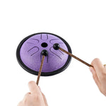5.5 Inch Pocket Drum Ethereal Hand Drumming Leisure Travel Percussion Instrument