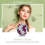 925 Sterling Silver Bead Spring Bracelet Pendant DIY Beaded Accessories, SCC570