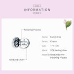 S925 Sterling Silver Openable Family Tree Of Life Beaded DIY Bracelet Accessories, SCC1259