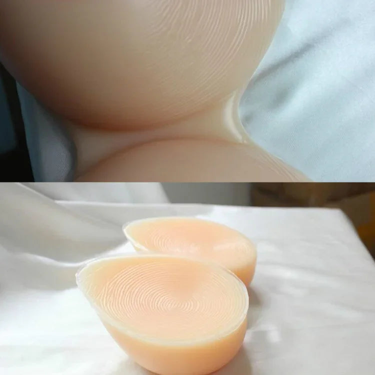 Cross-dressing Prosthetic Breast Conjoined Silicone Fake Breasts for Men Disguised as Women Breasts Fake Breasts, 500g Transparent Shoulder Strap Non-stick, 500g Transparent Shoulder Strap Paste, 600g Transparent Shoulder Strap Non-stick